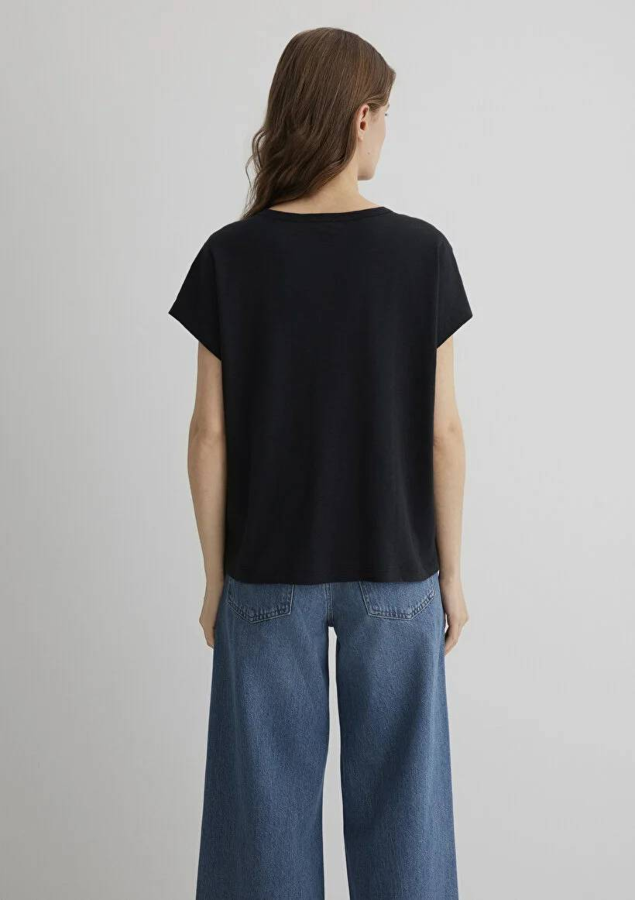 Resim Mavi Regular Kadın  T-shirt M1612380-900