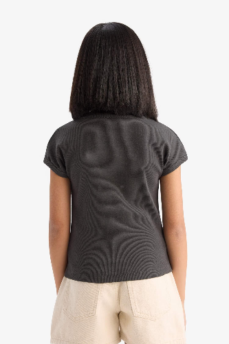 Resim Defacto Kız Çocuk Kısa Kol T-shirt B3053A8AR211