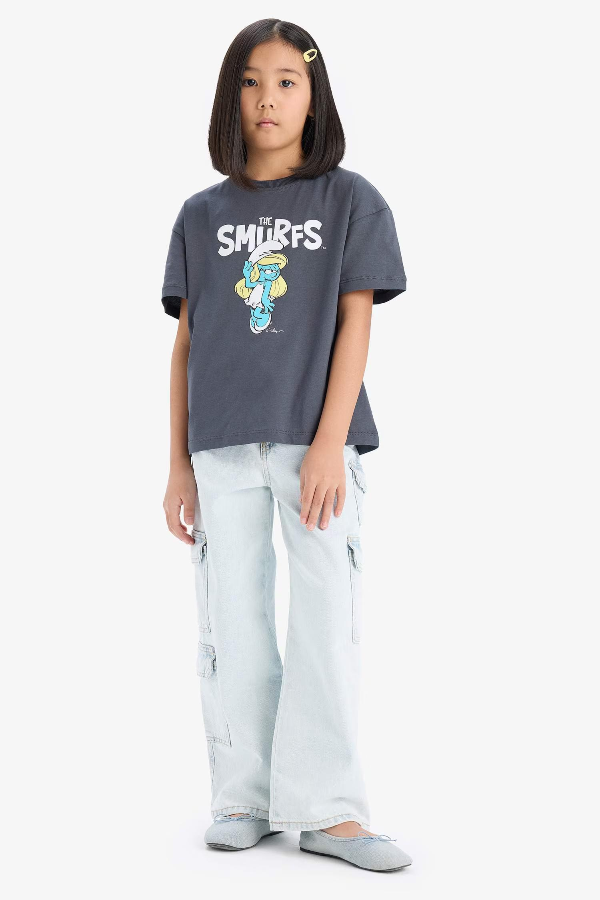 Resim Defacto Kız Çocuk  T-shirt E1882A8AR213