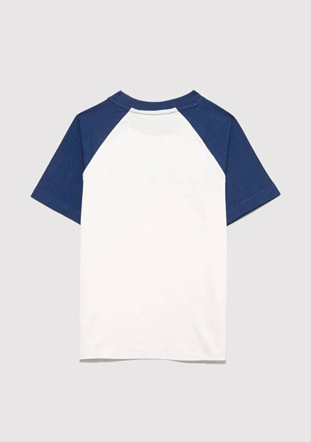 Resim Mavi Athleisure Baskılı Erkek Çocuk Sweat M6610358-85905