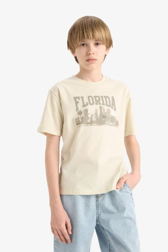 Resim Defacto Erkek Çocuk Kısa Kol T-shirt E6320A8GN1240