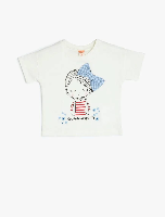 Resim Koton Kız Bebek Kısa Kol T-shirt 5SMG10050AK