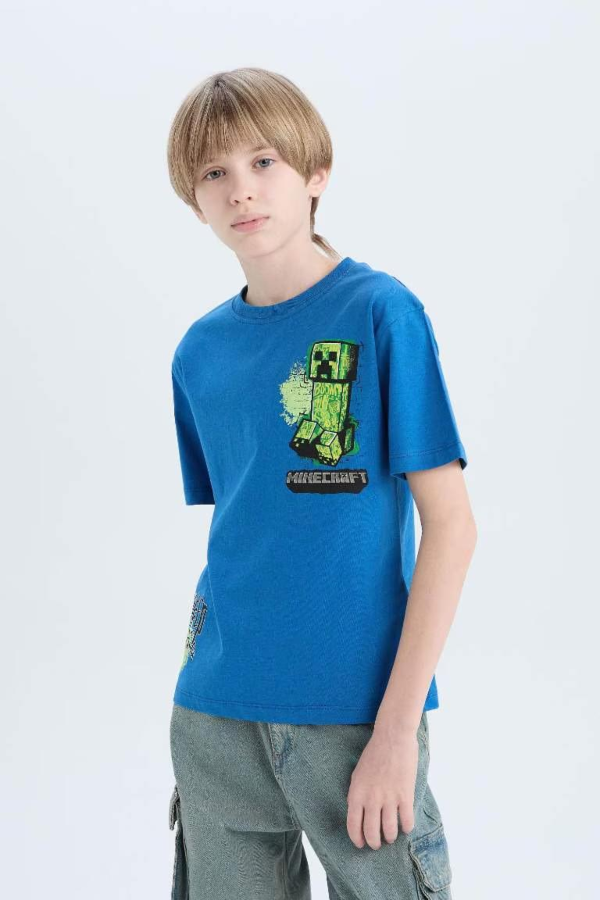 Resim Defacto Erkek Çocuk Kısa Kol T-shirt D9561A8/BE776