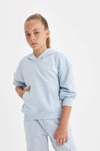 Resim Defacto Kız Çocuk Sweat