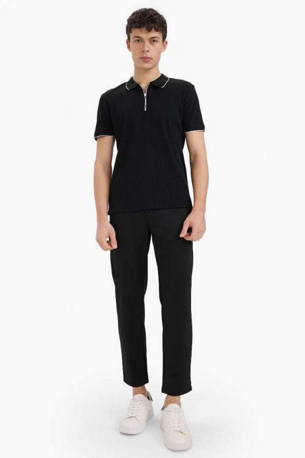 Resim Defacto Erkek T-shirt D3948AX/BK81