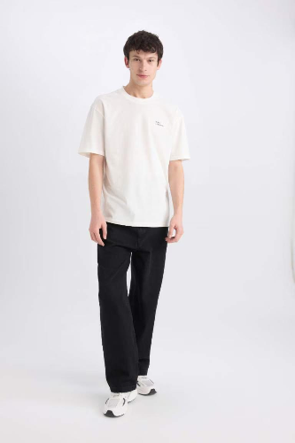 Resim Defacto Erkek  T-shirt E0910AXER105