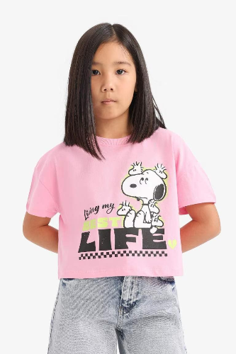 Resim Defacto Kız Çocuk Kısa Kol T-shirt E8160A8PN253