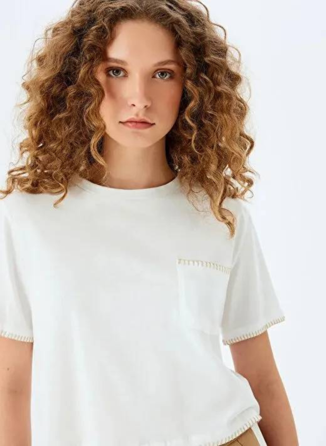 Resim Koton Kadın T-shirt 5SAL10238IK