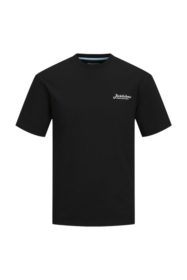 Resim Jack & Jones Jjbeau Tee Ss Frontprınt Crew Neck Ln Erkek T-shirt 12275012