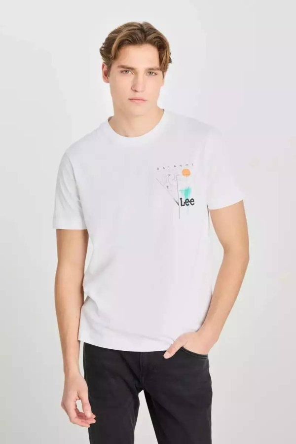 Resim Lee Grafik Logo Erkek T-shirt L2510319100