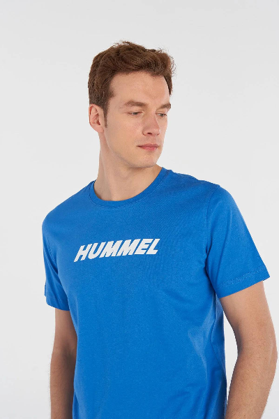 Resim Hummel Hmlelemental Logo Cotton Tee Erkek T-shirt 911947-7837