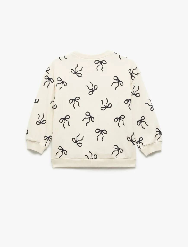 Resim Koton Kız Bebek Sweat 6Wmg10071Ak