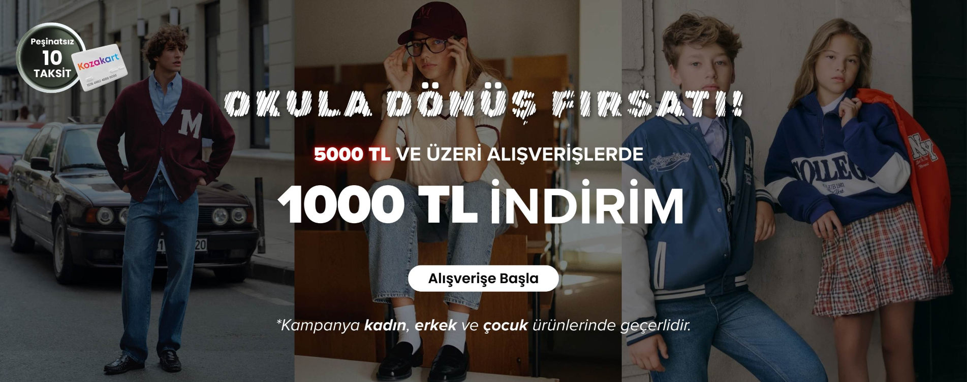 5000 TL ve Üzerine 1000 TL İndirim - WEB