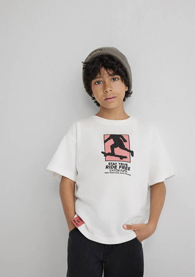 Resim Mavi Stay True Erkek Çocuk T-shirt M6610367-70057
