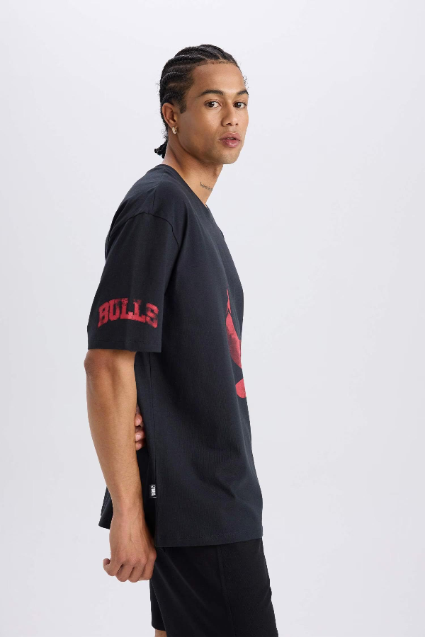 Resim Defacto Erkek  T-shirt B3889AX/BK34