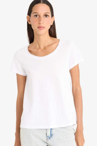 Resim Defacto Kadın T-shirt K1508AZ/WT83