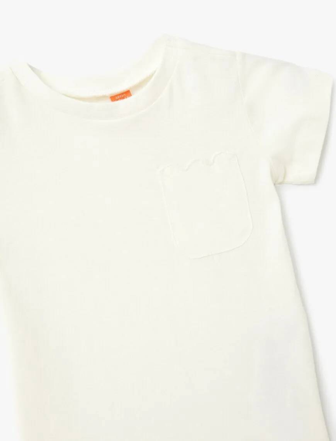 Resim Koton Kız Bebek Uzun Kol T-shirt 5SMG10105AK
