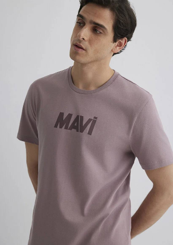 Resim Mavi Erkek T-shirt M066846-89596