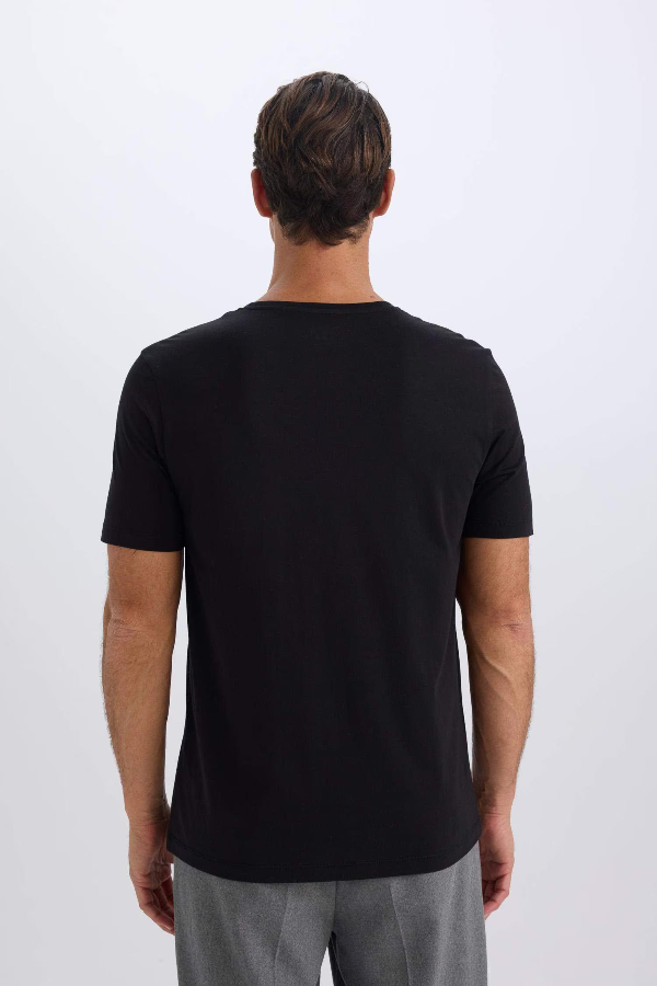 Resim Defacto Erkek  T-shirt M6606AZBK81