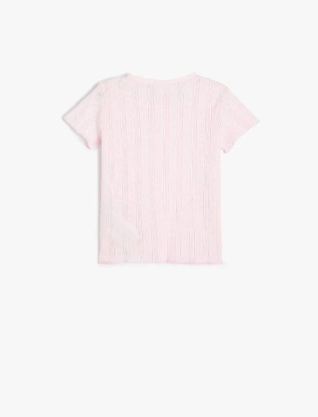 Resim Koton Kız Bebek T-shirt 5SMG10116AK