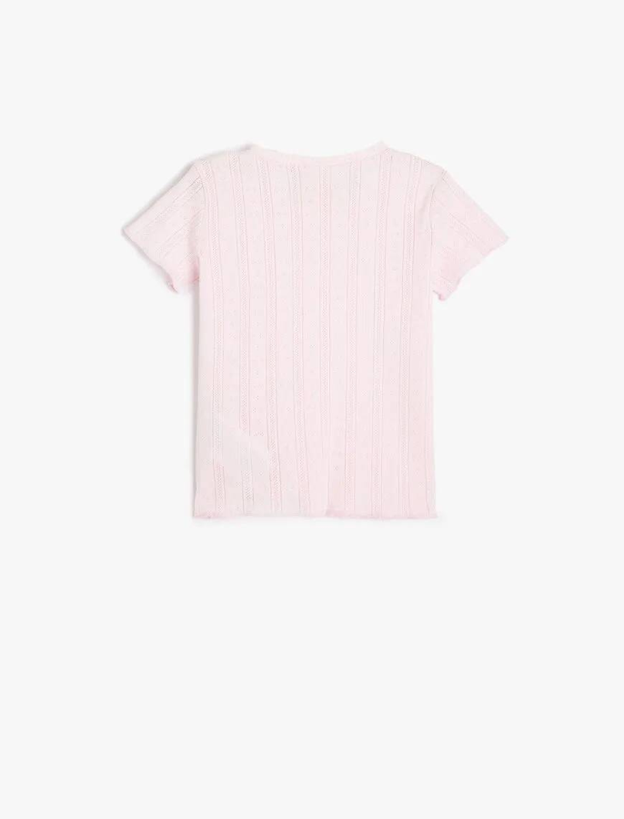 Resim Koton Kız Bebek T-shirt 5SMG10116AK