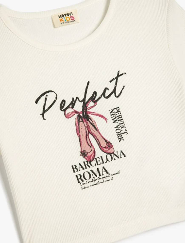 Resim Koton Kız Çocuk T-shirt 5SKG10237AK