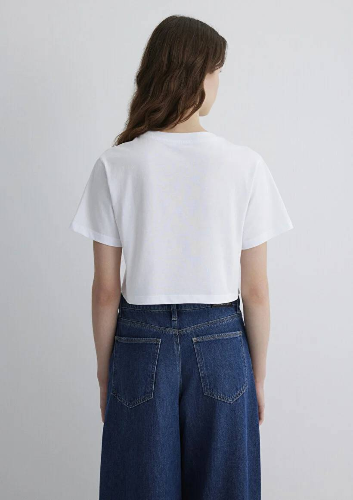 Resim Mavi Regular Kadın  T-shirt M1613208-620