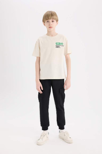Resim Defacto Erkek Çocuk Kısa Kol T-shirt E0100A8BG772
