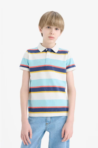 Resim Defacto Erkek Çocuk Kısa Kol T-shirt D7828A8/ER105