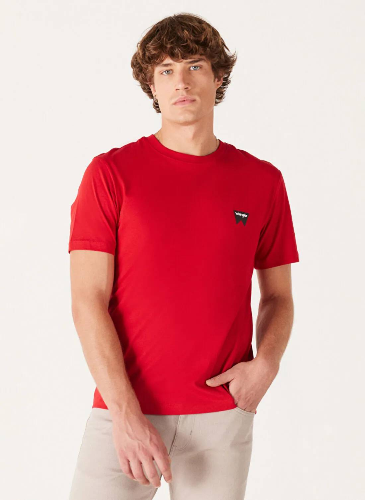 Resim Wrangler Bisiklet Yaka  Erkek T-shirt W70MD33UU
