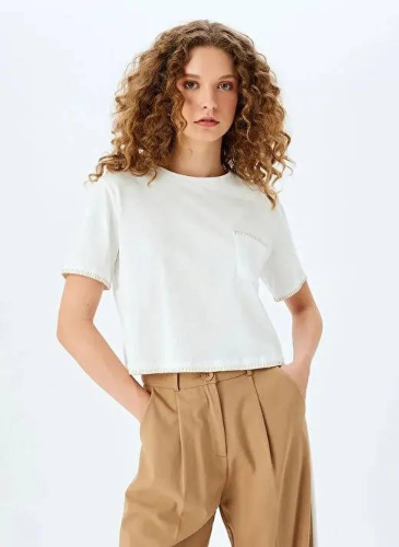 Resim Koton Kadın T-shirt 5SAL10238IK