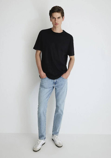Resim Mavi Jake Erkek Jean Pantolon M0042286799