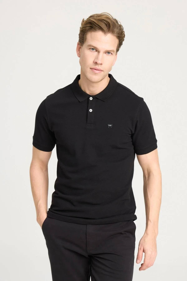 Resim Wrangler Polo Basic Erkek T-shirt W7D5K4XX2T001