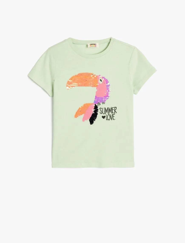 Resim Koton Kız Çocuk T-shirt 5SKG10055AK