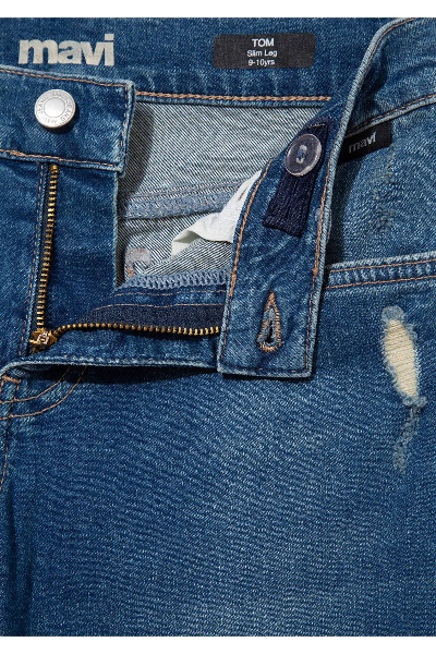 Resim Mavi Tom Erkek Çocuk Jean Pantolon M6010632738