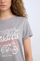 Resim Defacto Kadın Kısa Kol T-shirt D9601AX/GR454