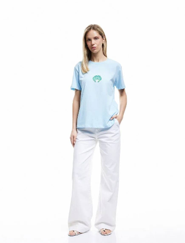 Resim Koton Kadın T-shirt 5SAK50186EK