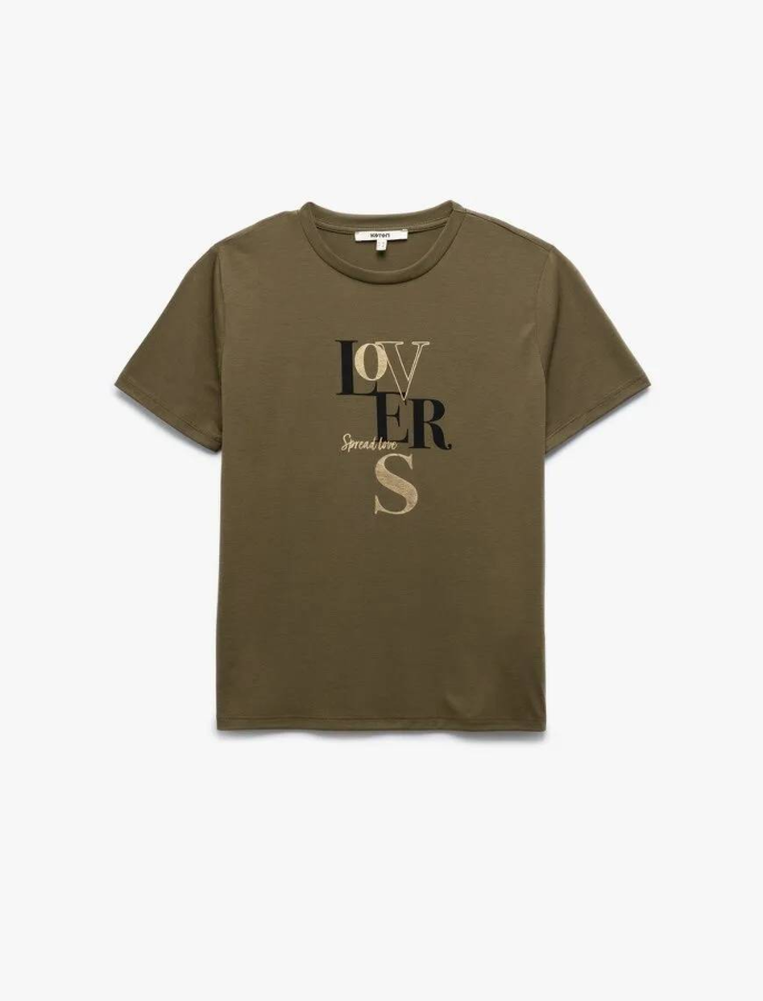 Resim Koton Kadın T-shirt 5SAK50182EK