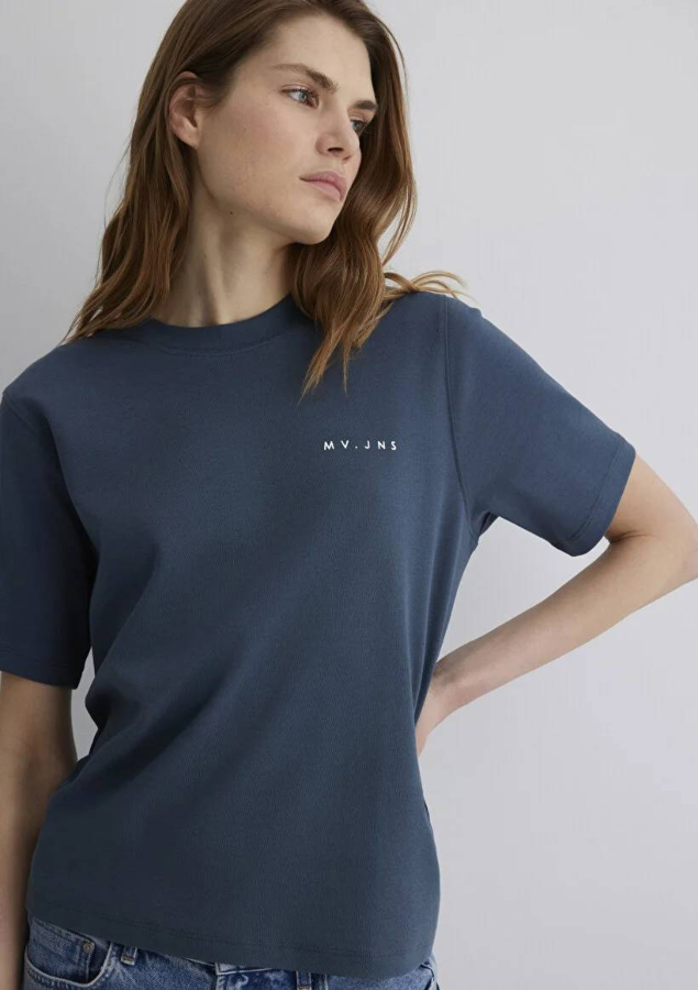 Resim Mavi Regular Kadın  T-shirt M1613148-70500