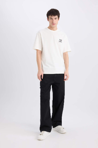 Resim Defacto Erkek  T-shirt D9846AXER105
