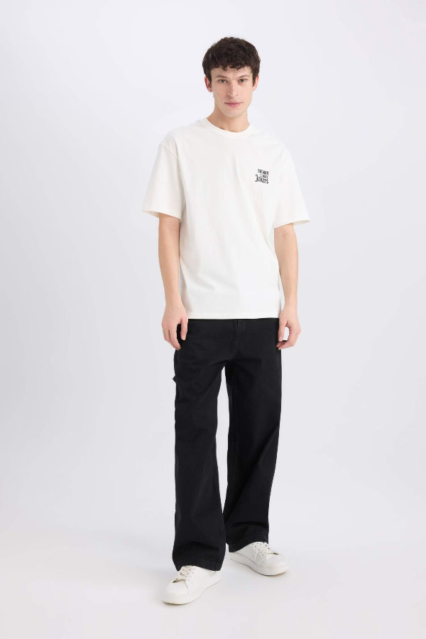 Resim Defacto Erkek  T-shirt D9846AXER105
