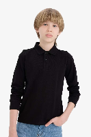 Resim Defacto Erkek Çocuk Uzun Kol T-shirt L0288A6/BK81