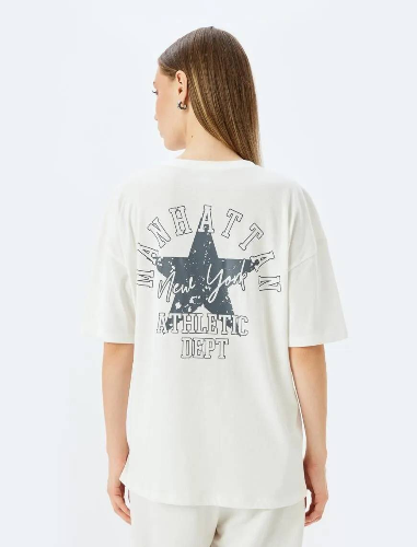 Resim Koton Kadın T-shirt 5SAL10125IK