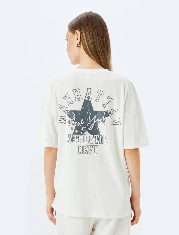 Resim Koton Kadın T-shirt 5SAL10125IK
