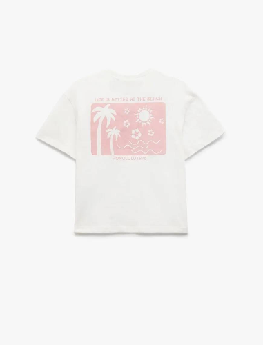 Resim Koton Kız Çocuk T-shirt 5SKG10071AK