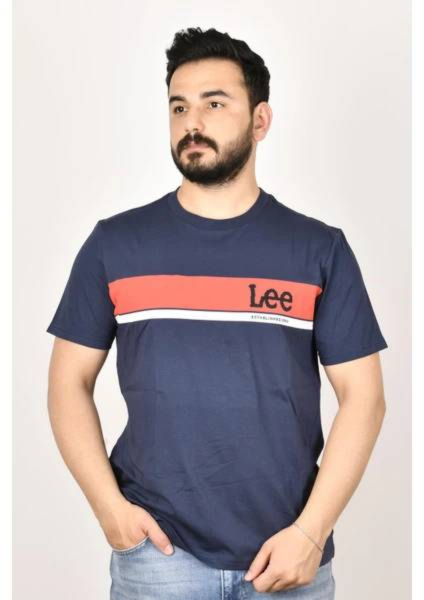 Resim Lee Erkek T-shirt L211918410 L211918 Grafik Logo