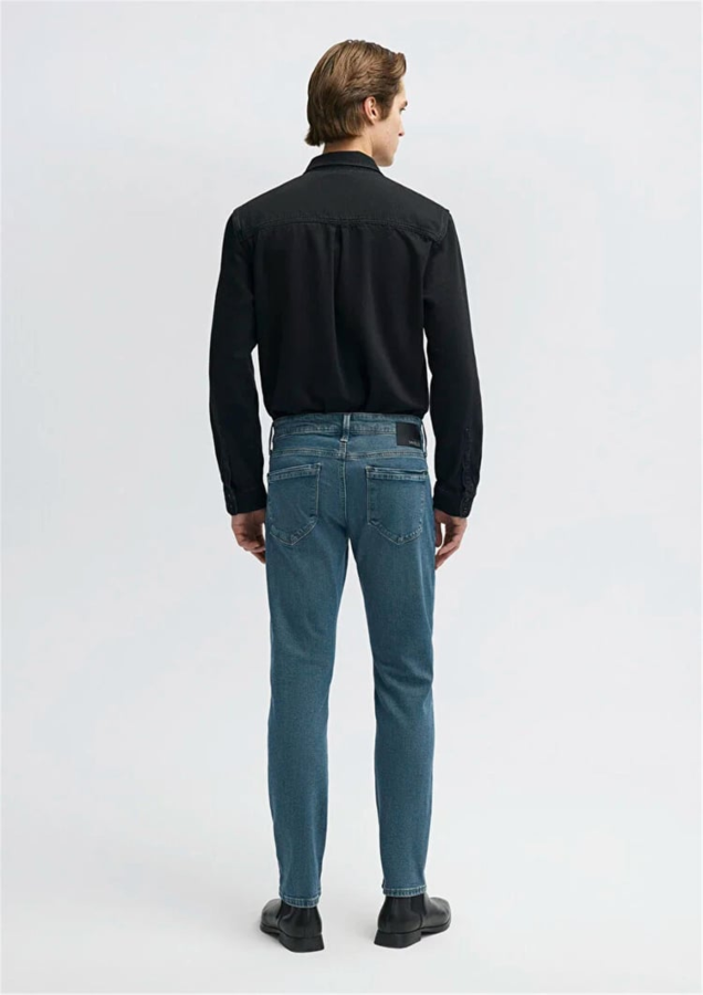 Resim Mavi Jake Skinny Erkek Jean Pantolon M0042289626