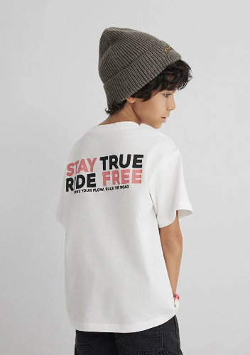 Resim Mavi Stay True Erkek Çocuk T-shirt M6610367-70057
