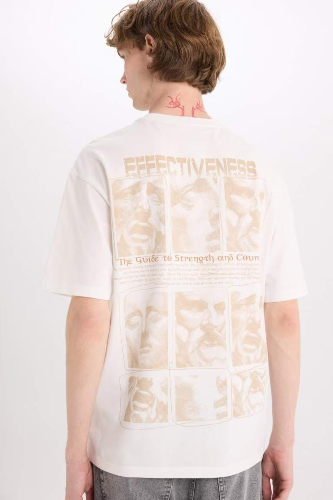 Resim Defacto Erkek T-shirt E4538AX/ER105