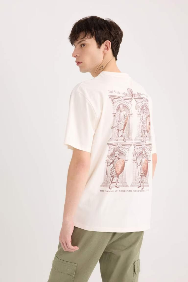 Resim Defacto Erkek  T-shirt D9344AXER83